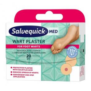 Salvequick Med Wart Plastry na kurzajki - 20 sztuk (1 opakowanie). - zdjęcie produktu