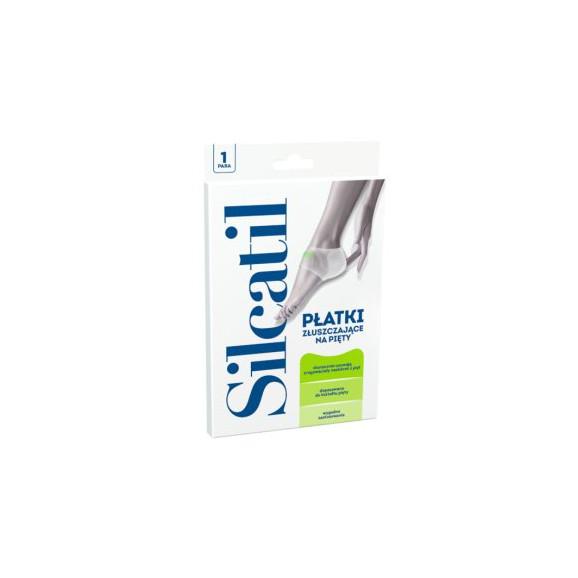 SILCATIL Płatki złuszczające na pięty - 1 sztuka (para). SILCATIL Płatki złuszczające na pięty - 1 sztuka (para). - zdjęcie produktu