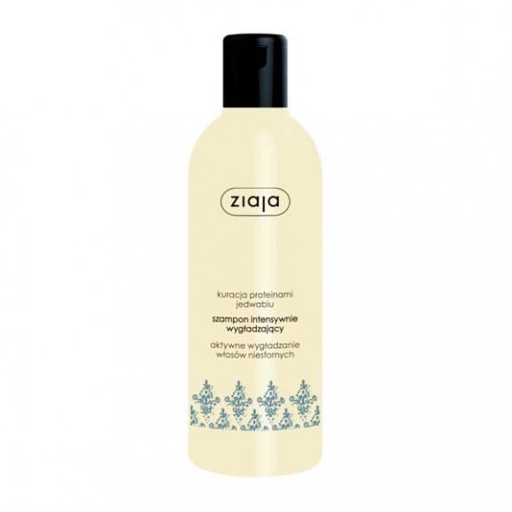 Ziaja, szampon intensywne wygładzanie, włosy niesforne, jedwab, 300 ml - zdjęcie produktu