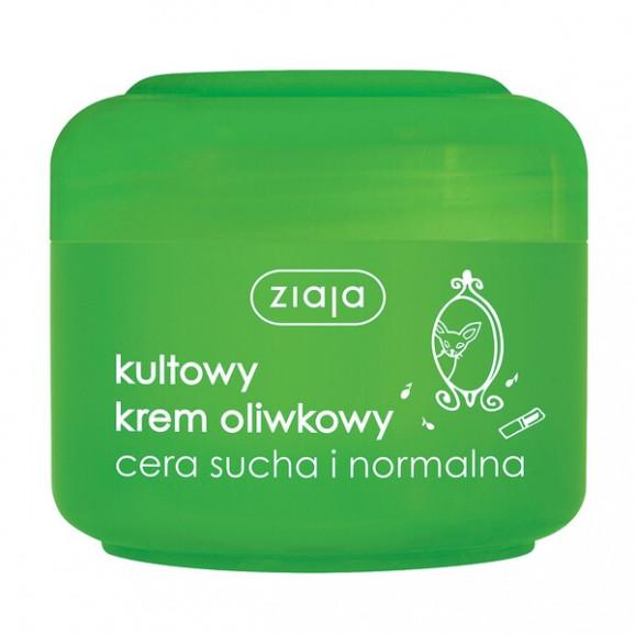 Ziaja, naturalny krem oliwkowy, cera sucha i normalna, 50 ml - zdjęcie produktu