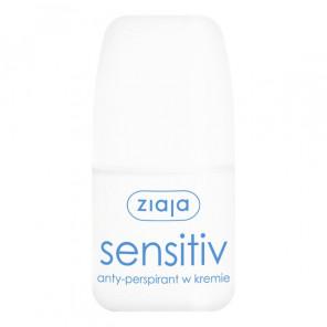Ziaja Sensitiv, antyperspirant w kremie, roll-on, 60 ml - zdjęcie produktu