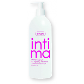 Ziaja Intima, kremowy płyn do higieny intymnej z kwasem mlekowym, 500 ml - zdjęcie produktu
