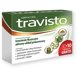 Travisto, tabletki, 40 szt. (30 + 10 gratis) - zdjęcie produktu