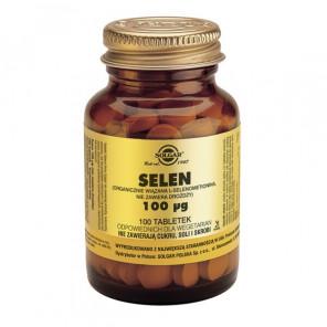 Solgar Selen, 100 µg, tabletki, 100 szt. - zdjęcie produktu