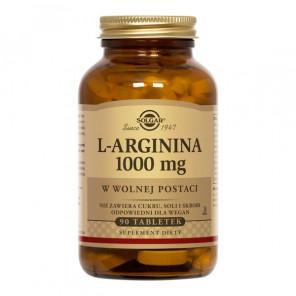 Solgar L-Arginina, 1000 mg, tabletki, 90 szt. - zdjęcie produktu