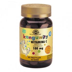 Solgar Kanguwity Witamina C, 100 mg, pastylki do ssania, 90 szt. - zdjęcie produktu