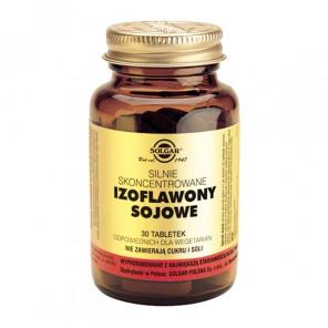 Solgar Izoflawony Sojowe silnie skoncentrowane, tabletki, 30 szt. - zdjęcie produktu
