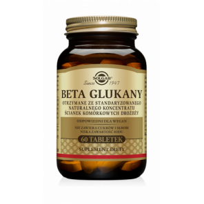 Solgar Beta Glukany, tabletki, 60 szt. - zdjęcie produktu