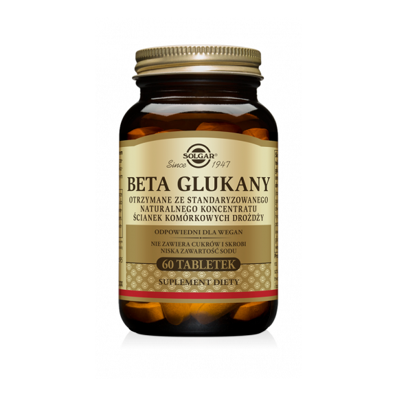 Solgar Beta Glukany, tabletki, 60 szt. - zdjęcie produktu