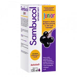 Sambucol Junior, płyn, 120 ml - zdjęcie produktu