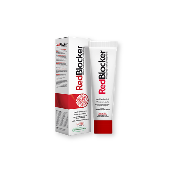 RedBlocker, krem do skóry wrażliwej i naczynkowej, na dzień, 50 ml. - zdjęcie produktu