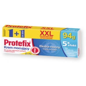 Protefix XXL, krem mocujący, 47 g x 2 opakowania (1 + 1 za 50% ceny) - zdjęcie produktu