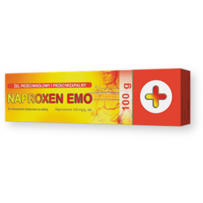 Naproxen Emo, 100 mg/g, żel, 100 g - zdjęcie produktu