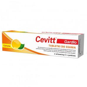 Cevitt Gardło, cytryna, 20 tabletek do ssania - zdjęcie produktu