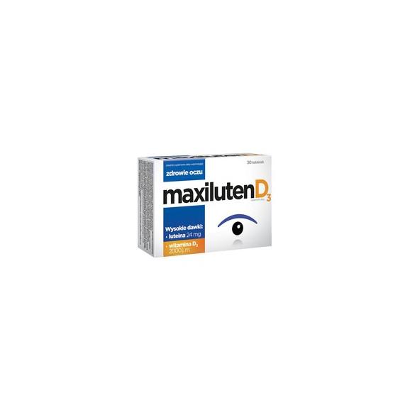Maxiluten D3, tabletki, 30 szt. - zdjęcie produktu