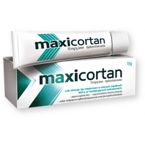 Maxicortan, 10 mg/g, krem, 15 g. - zdjęcie produktu
