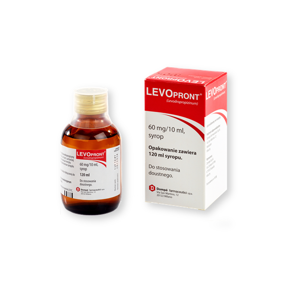 Levopront, 60 mg/10 ml, syrop, 120 ml - zdjęcie produktu