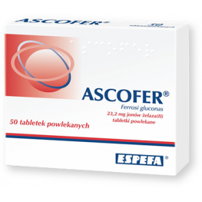 Ascofer, tabletki powlekane, 50 szt. - zdjęcie produktu