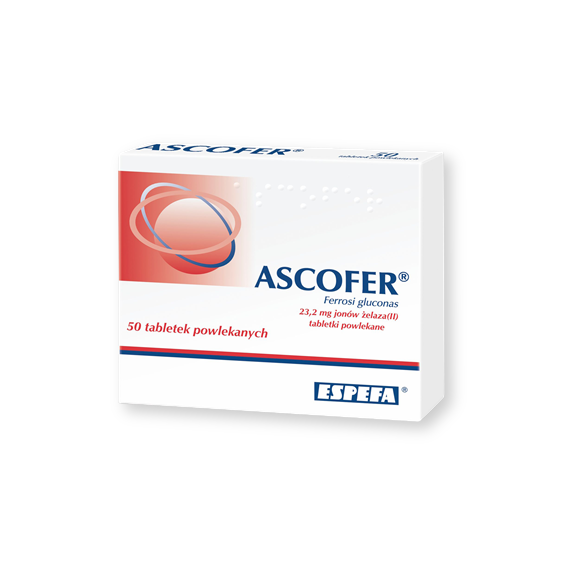 Ascofer, tabletki powlekane, 50 szt. - zdjęcie produktu