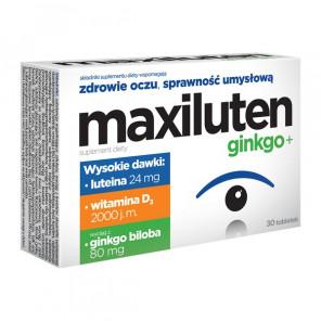 Maxiluten ginkgo+, tabletki, 30 szt. - zdjęcie produktu