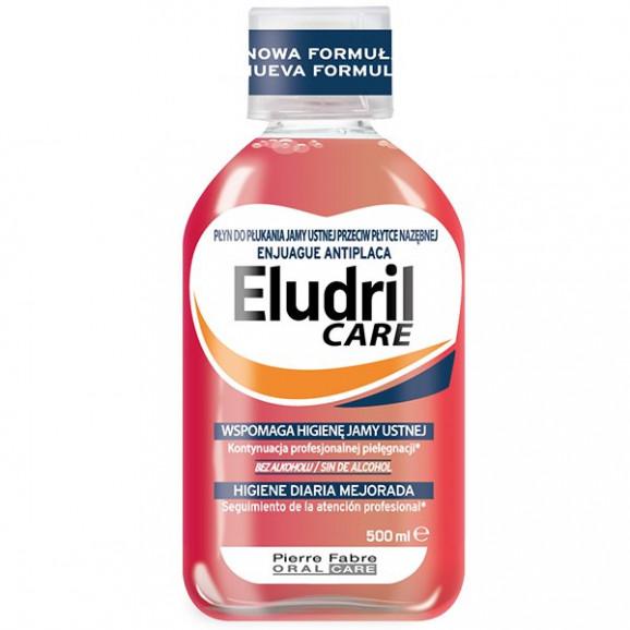EludrilCare, płyn do płukania jamy ustnej przeciw płytce nazębnej, 500 ml - zdjęcie produktu