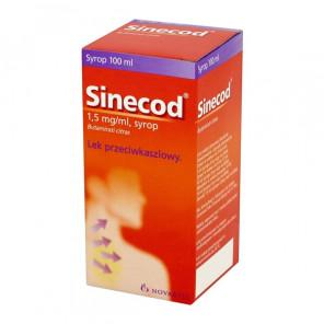 Sinecod, 1,5 mg/ml, syrop, 100 ml - zdjęcie produktu