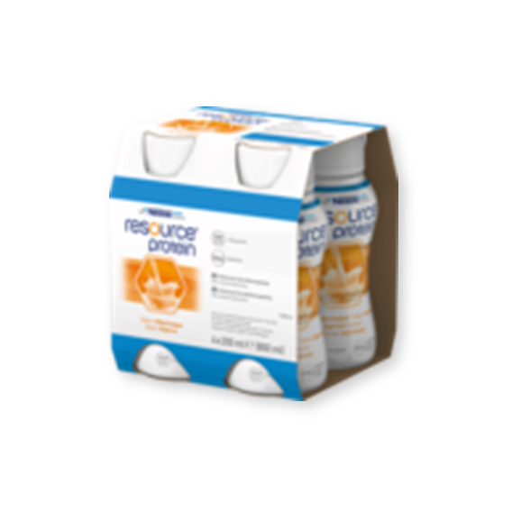Resource Protein o smaku morelowym – dietetyczny środek spożywczy specjalnego przeznaczenia medycznego (4 x 200 ml) - zdjęcie produktu