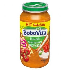 BoboVita Junior, kluseczki z warzywami i indykiem, 250 g - zdjęcie produktu