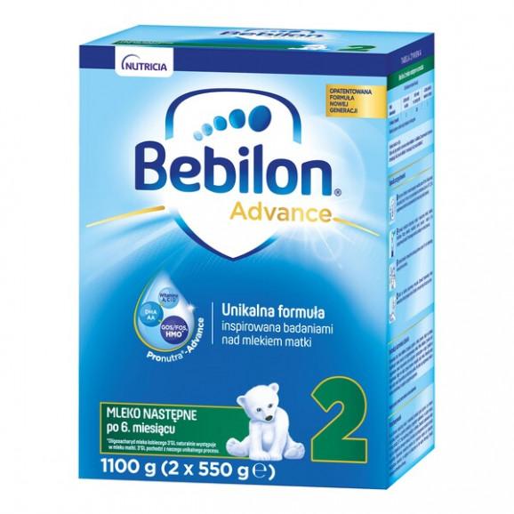 Bebilon 2 Pronutra-Advance, mleko następne po 6. miesiącu, proszek, 1000 g Bebilon 2 Pronutra-Advance, mleko następne po 6. miesiącu, proszek, 1000 g - zdjęcie produktu