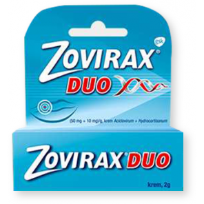 Zovirax Duo, 50 mg + 10 mg, krem na skórę, 2 g - zdjęcie produktu