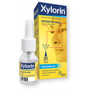 Xylorin, 0,55 mg / ml, aerozol do nosa, 18 ml - zdjęcie produktu