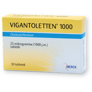Vigantoletten 1000, 1000 j.m., tabletki, 30 szt. - zdjęcie produktu