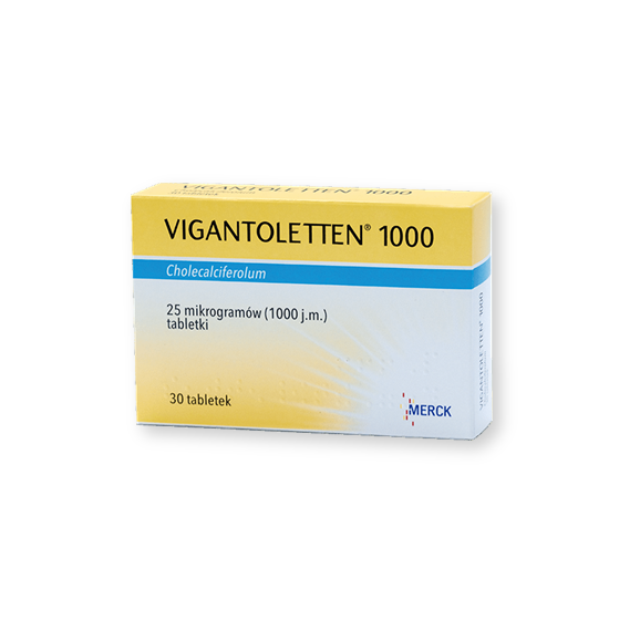 Vigantoletten 1000, 1000 j.m., tabletki, 30 szt. - zdjęcie produktu