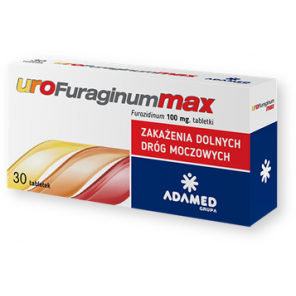 UroFuraginum Max, 100 mg, tabletki, 30 szt. - zdjęcie produktu