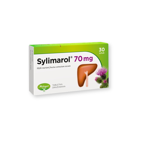 Sylimarol 70 mg, drażetki, 30 szt. - zdjęcie produktu