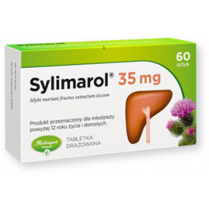 Sylimarol, 35 mg, drażetki, 60 szt. - zdjęcie produktu