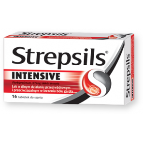 Strepsils Intensive, tabletki do ssania, 16 szt. - zdjęcie produktu