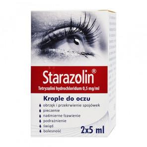 Starazolin, (0,5 mg/ml), krople do oczu, 2 x 5 ml - zdjęcie produktu