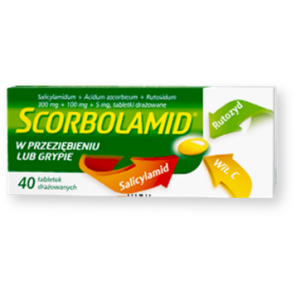 Scorbolamid, tabletki drażowane, 40 szt. - zdjęcie produktu