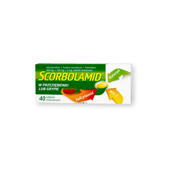 Scorbolamid, tabletki drażowane, 40 szt. - zdjęcie produktu