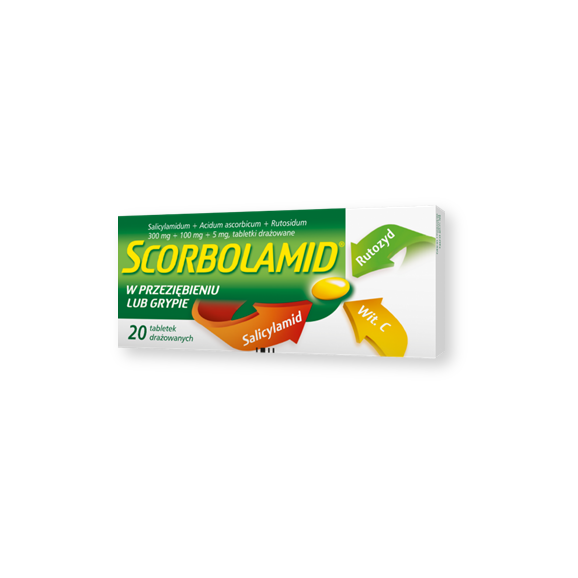 Scorbolamid, tabletki drażowane, 20 szt. - zdjęcie produktu