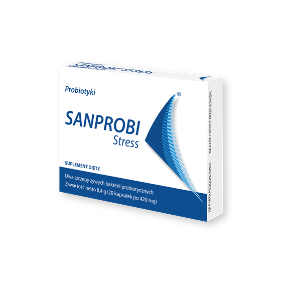 Sanprobi Stress, kapsułki, 20 szt. - zdjęcie produktu