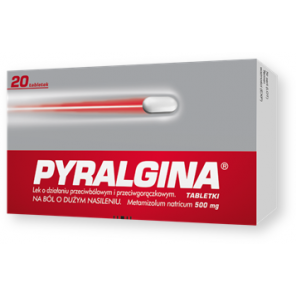 Pyralgina, 500 mg, tabletki, 20 szt. - zdjęcie produktu