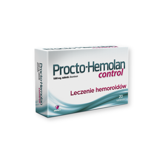 Procto-Hemolan control, 1000 mg, tabletki, 20 szt. - zdjęcie produktu