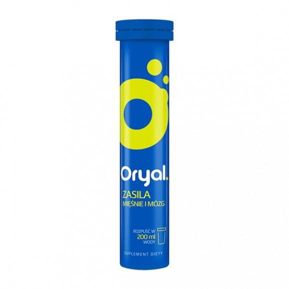 Oryal, tabletki musujące, smak limonkowo-cytrynowy, 20 szt. - zdjęcie produktu