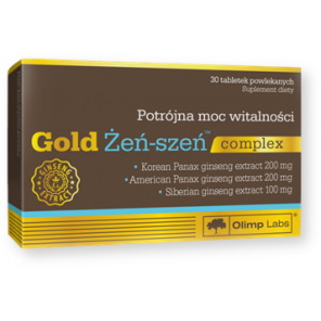 Olimp Gold Żeń-szeń complex, tabletki powlekane, 30 szt. - zdjęcie produktu