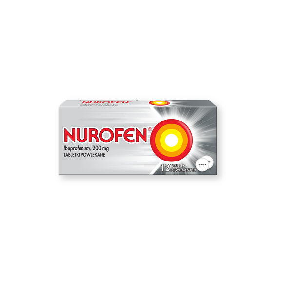Nurofen, 200 mg, tabletki powlekane, 12 szt. - zdjęcie produktu