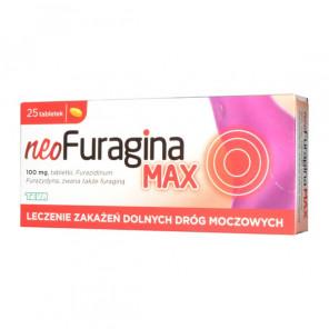NeoFuragina Max, 100 mg, tabletki, 25 szt. - zdjęcie produktu