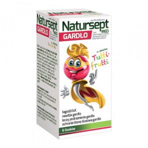 Natursept MED gardło, lizaki o smaku tutti-frutti, 6 szt. - zdjęcie produktu
