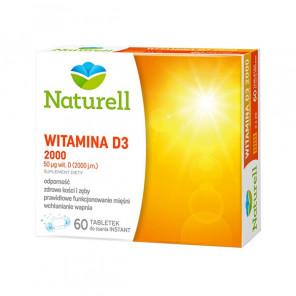 Naturell Witamina D3 2000, tabletki do ssania, 60 szt. - zdjęcie produktu